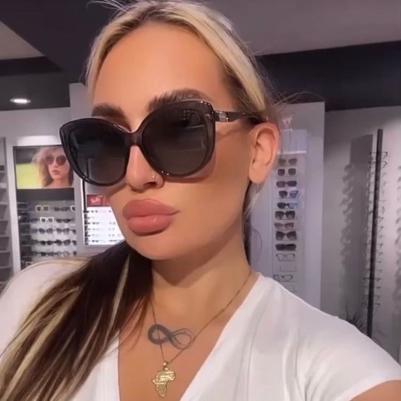 New - Gucci GG0789S-001 57 Sunglass WOMAN INJECTION Grey - Picture 4 of 15